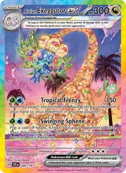 Alolan Exeggutor ex — Surging Sparks