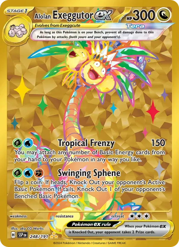 Alolan Exeggutor ex — Surging Sparks