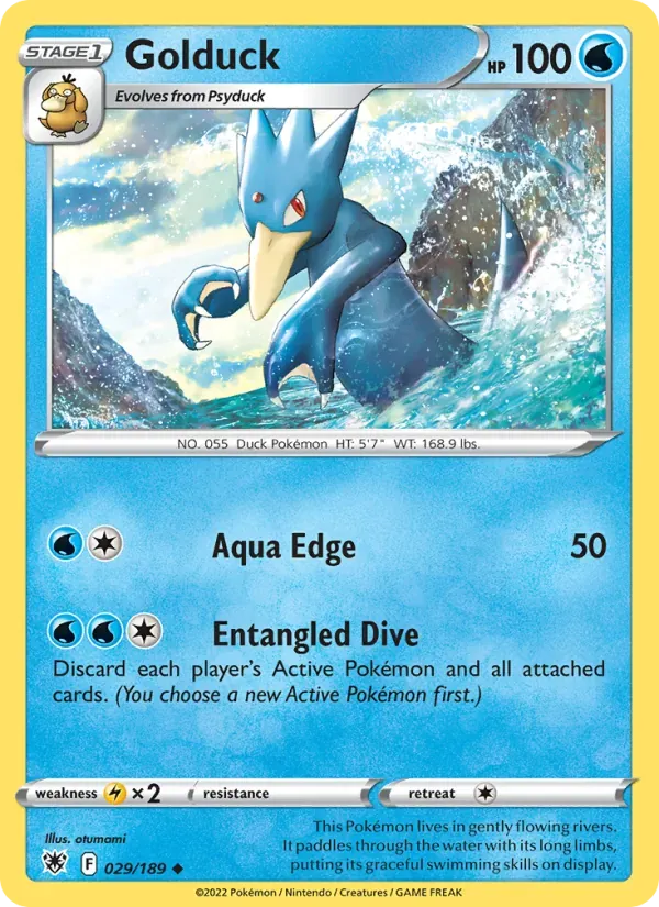 Golduck — Astral Radiance