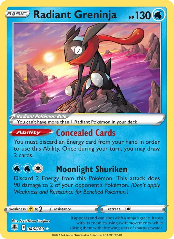 Radiant Greninja — Astral Radiance