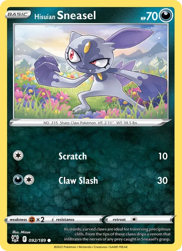 Hisuian Sneasel — Astral Radiance