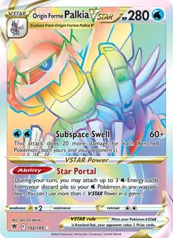 Origin Forme Palkia VSTAR — Astral Radiance