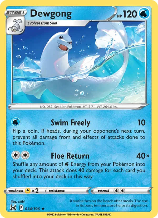 Dewgong — Lost Origin