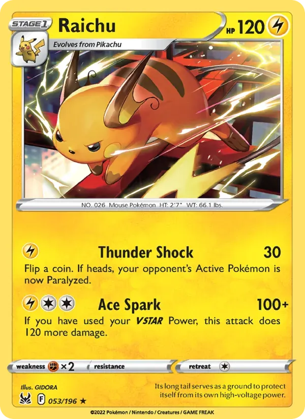 Raichu — Lost Origin