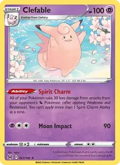 Clefable — Lost Origin