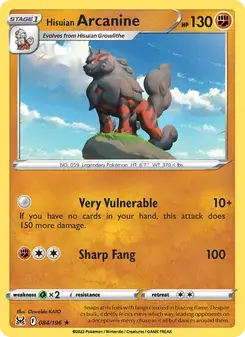 Hisuian Arcanine — Lost Origin