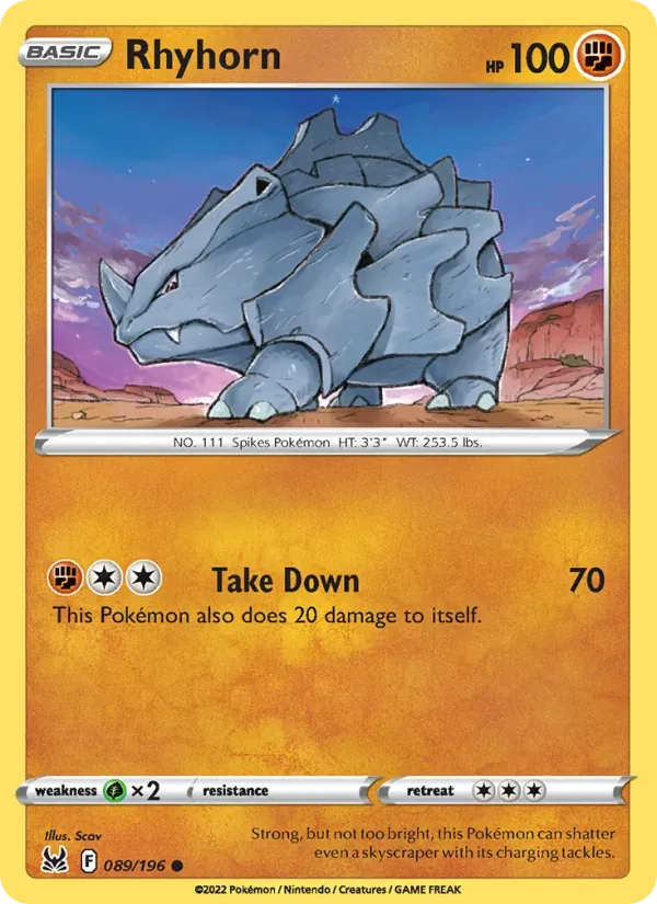 Rhyhorn — Lost Origin