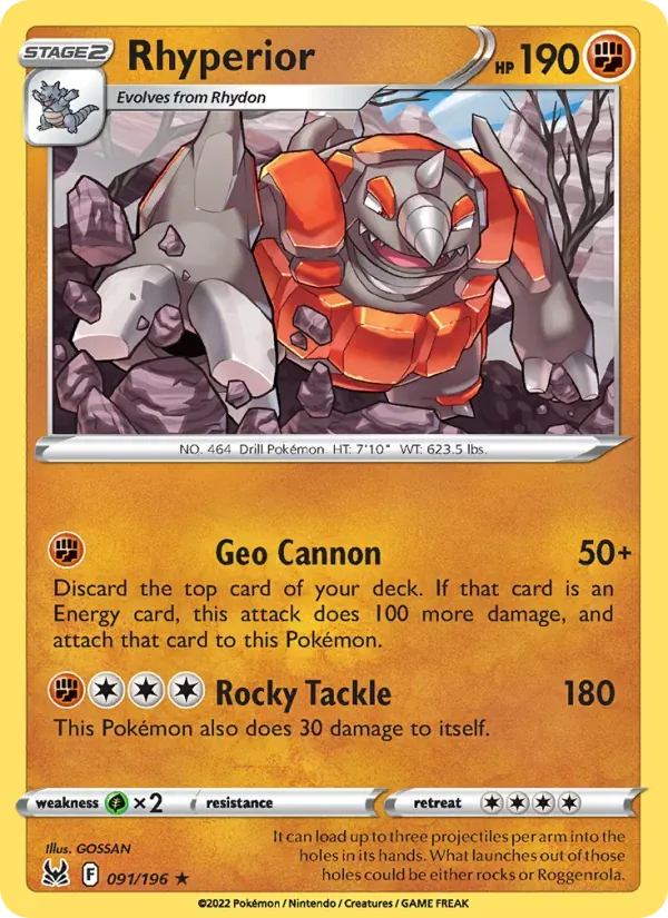 Rhyperior — Lost Origin