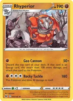 Rhyperior — Lost Origin