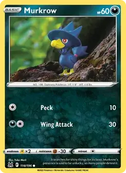 Murkrow — Lost Origin