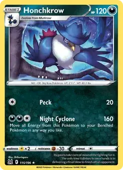 Honchkrow — Lost Origin