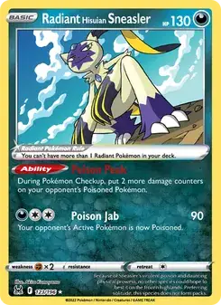 Radiant Hisuian Sneasler — Lost Origin