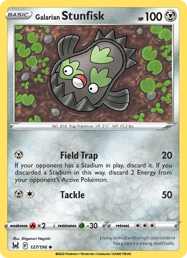 Galarian Stunfisk — Lost Origin