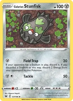 Galarian Stunfisk — Lost Origin