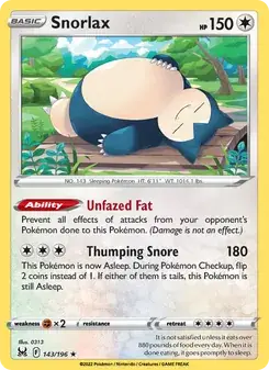 Snorlax — Lost Origin