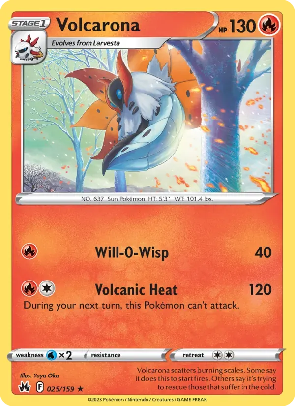 Volcarona — Crown Zenith