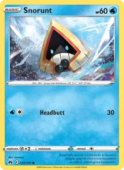 Snorunt — Crown Zenith