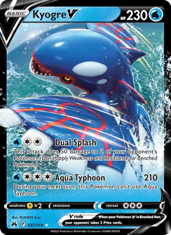 Kyogre V — Crown Zenith
