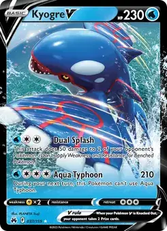 Kyogre V — Crown Zenith