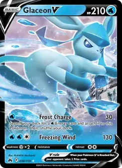 Glaceon V — Crown Zenith