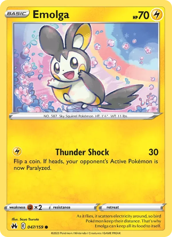 Emolga — Crown Zenith