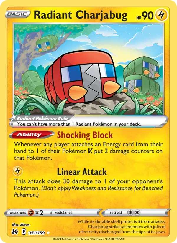 Radiant Charjabug — Crown Zenith