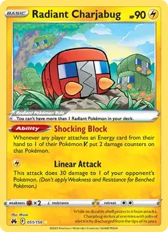 Radiant Charjabug — Crown Zenith