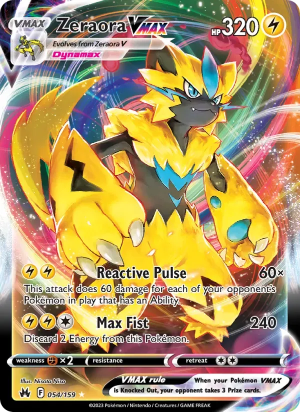 Zeraora VMAX — Crown Zenith