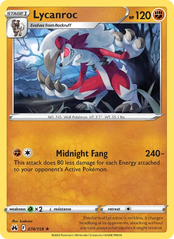 Lycanroc — Crown Zenith