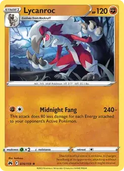 Lycanroc — Crown Zenith