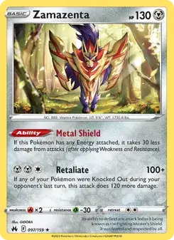 Zamazenta — Crown Zenith