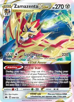 Zamazenta VSTAR — Crown Zenith