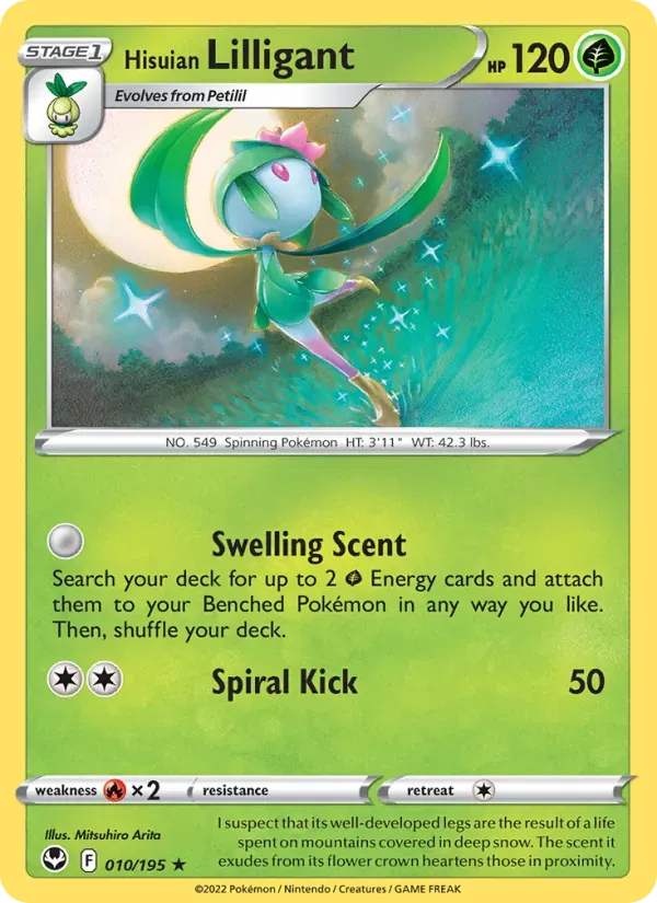 Hisuian Lilligant — Silver Tempest