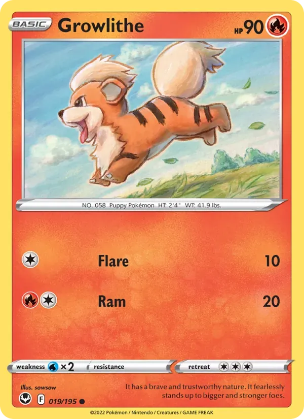 Growlithe — Silver Tempest