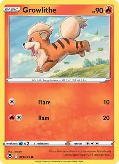 Growlithe — Silver Tempest