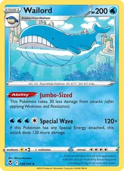 Wailord — Silver Tempest