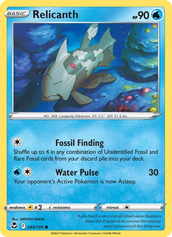 Relicanth — Silver Tempest