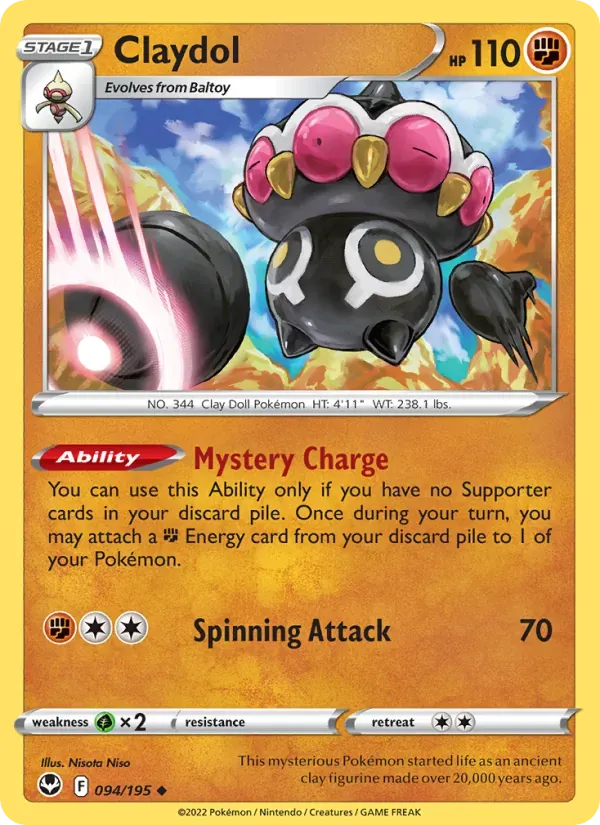 Claydol — Silver Tempest
