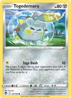 Togedemaru — Silver Tempest