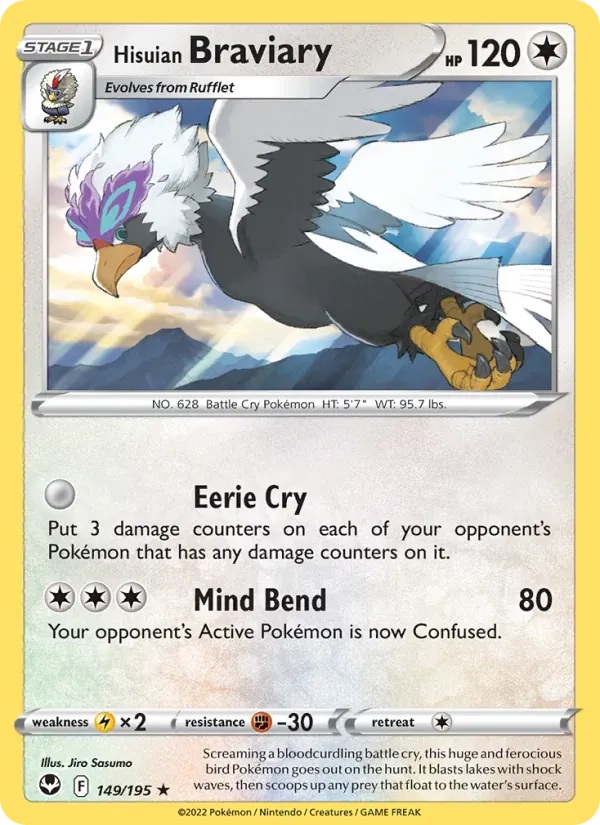 Hisuian Braviary — Silver Tempest