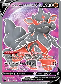 Hisuian Arcanine V — Silver Tempest