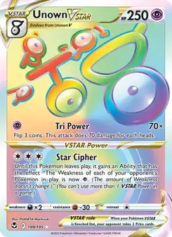 Unown VSTAR — Silver Tempest